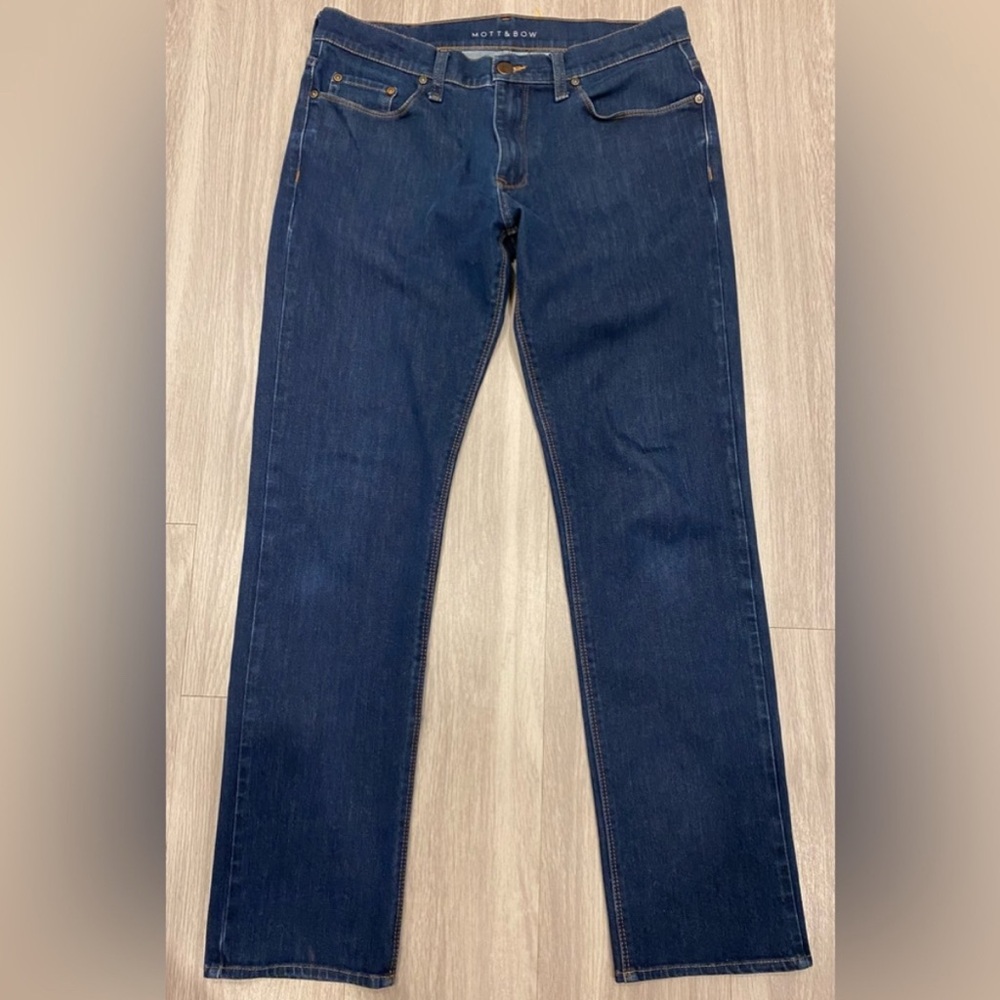 Mott & Bow dark blue men’s slim jeans